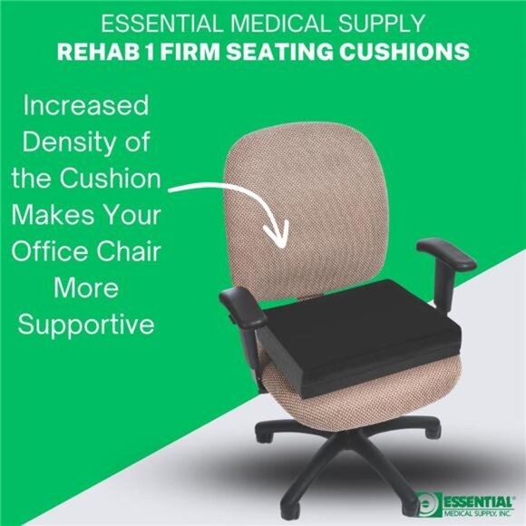 Essential Medical Supply Rehab 1 Foam Cushion - Extra Thick Seat Cushion - Picture 5 of 7